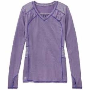Athlete Northern Lights Reflective Top in Purple